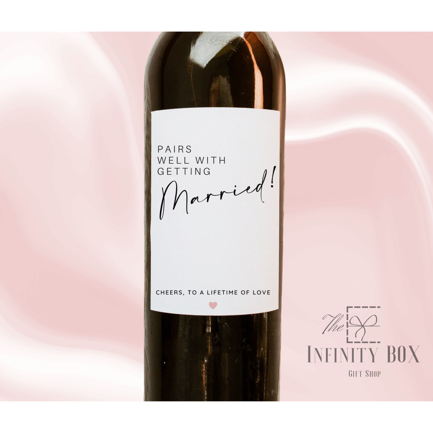 Wine with a customized label